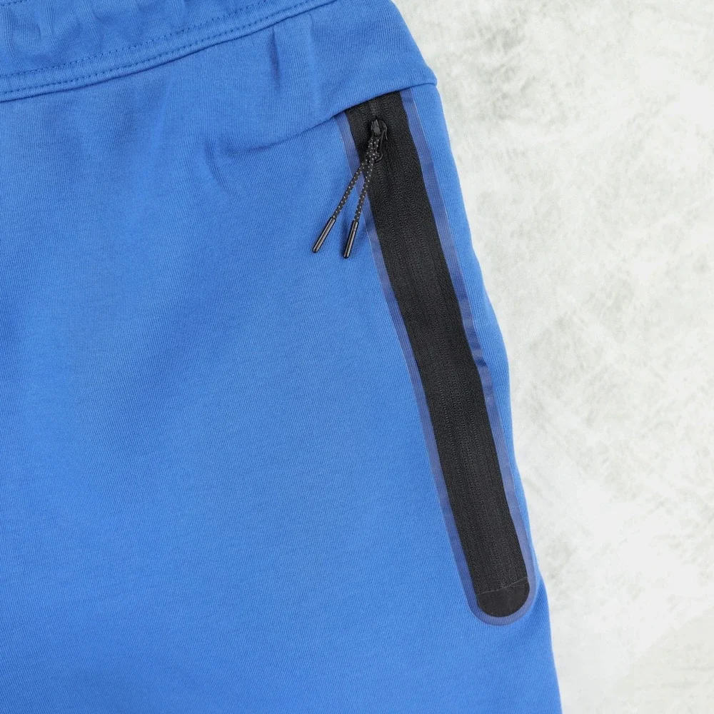 Nike Tech Fleece Joggers Men Large Blue Tapered Sweatpants CU4495-403